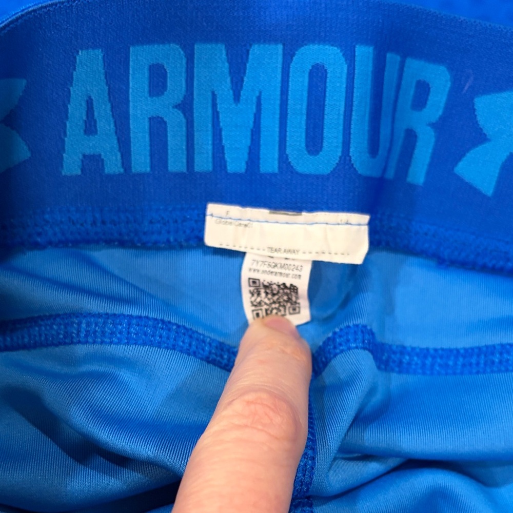 Under Armour Bright Blue Performance Leggings - image 3